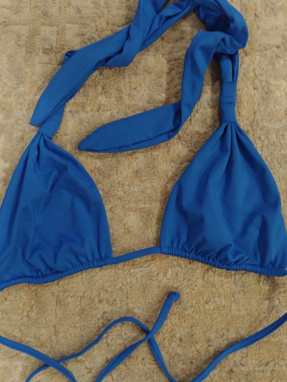 Monday Swimwear Tulum Top Azure Jersey S/M